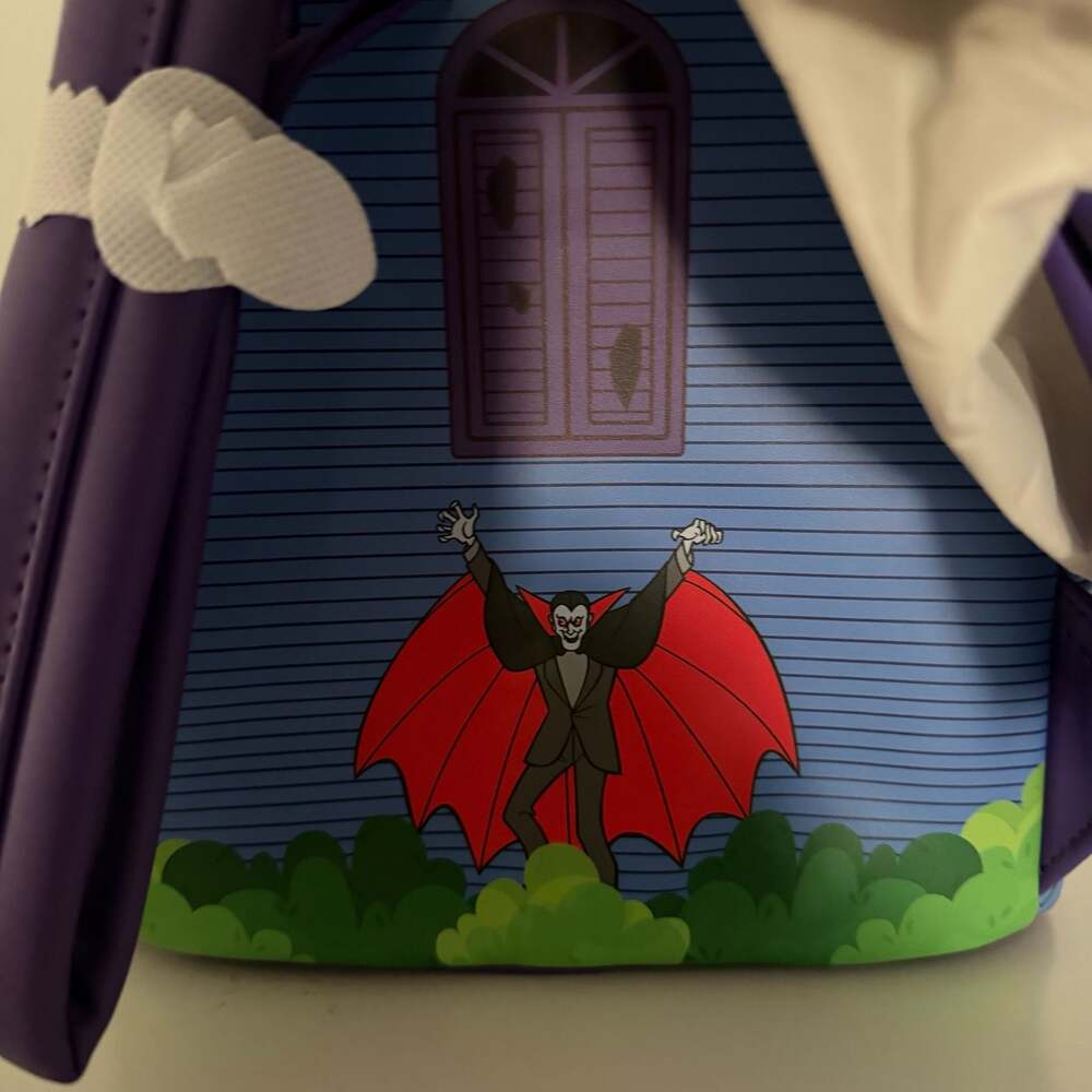 Loungefly Scooby-Doo Mystery Inc. Haunted Mansion Lenticular Mini Backpack - Picture 11 of 14